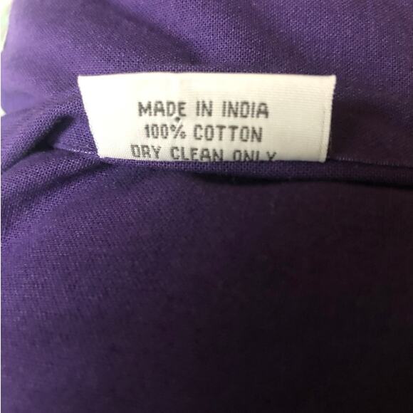 Natural Habitat Embroidered Pillow Applique Birds 18x19 Handmade Spring Birds - Picture 6 of 8